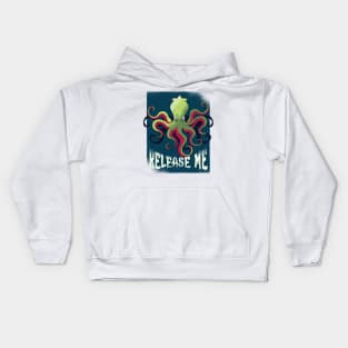 Kraken Release Me Graphic Tee Kids Hoodie